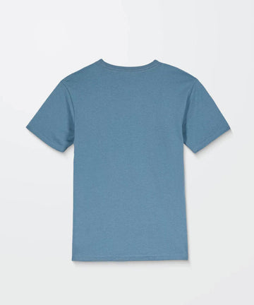Volcom Boys Spikesnight SS Tee - Blue Wash